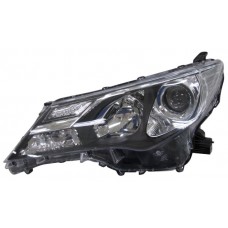 Toyota Rav4 2013-2016 Black Inner Halogen Head Lamp Unit Passenger Side